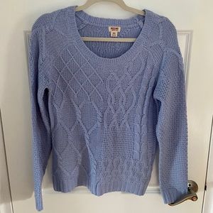 Pretty blue cozy sweater